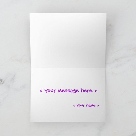 Osterpinguin - Osterkarte Feiertagskarte (Innenseite)