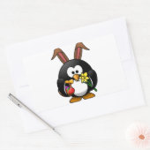 Osterpinguin Rechteckiger Aufkleber (Umschlag)