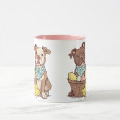 Osterpit Bull Hunde Tasse (Zentrum)