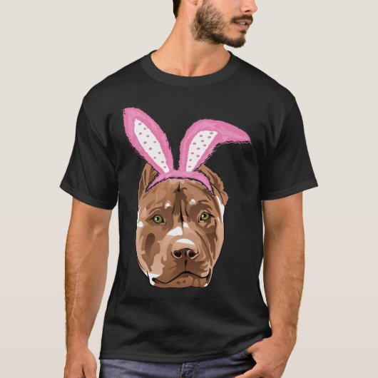 Osterpitbull Pitbull T-Shirt (Vorderseite)