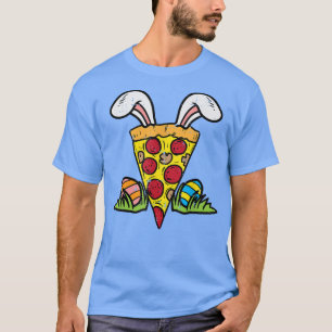 Osterpizza Slice Bunny Ears Hungerfestungen Hunger T-Shirt