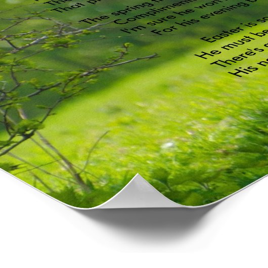 Osterplakat Poster (Ecke)