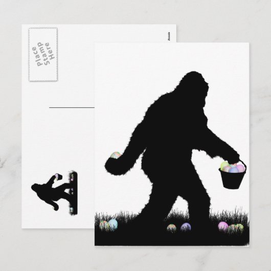 Osterplatz Feiertagspostkarte (Vorne/Hinten)