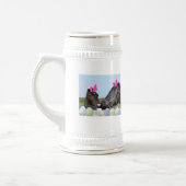 Osterpony und Pferd Bierglas (Links)