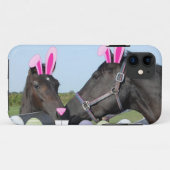 Osterpony und Pferd Case-Mate iPhone Hülle (Rückseite (Horizontal))