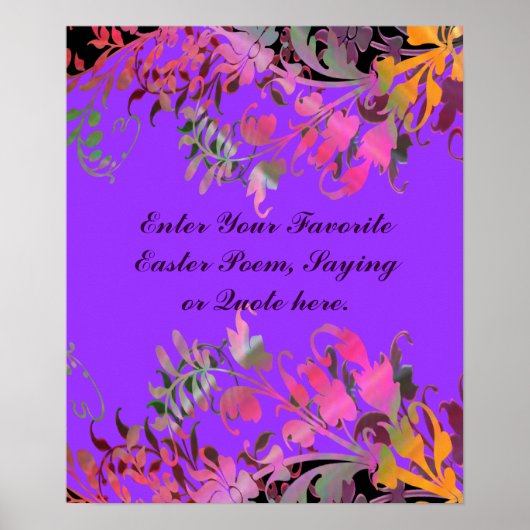 Osterposter drucken poster (Vorne)