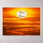 Osterposter "Er ist Risen" Poster (Vorne)