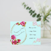 Osterpostkarte Feiertagspostkarte (Stehend Vorderseite)