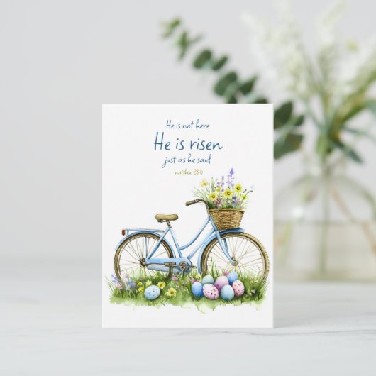 Osterpostkarte_Grußkarte Postkarte (Stehend Vorderseite)