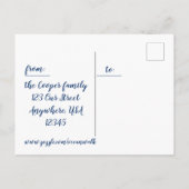 Osterpostkarte mit Foto Postkarte (Rückseite)