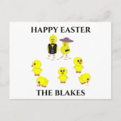 Osterpostkarte personalisiert. feiertagspostkarte (Vorderseite)