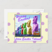 Osterpostkarten Feiertagspostkarte (Vorne/Hinten)