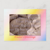 Osterpostkartenvorlage Feiertagspostkarte (Vorderseite)