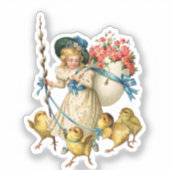 Osterpracht: Viktorianisch Aufkleber (Vorderseite)