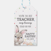 Osterpräsenzettel für den besten Lehrer Geschenkanhänger (Vorderseite)