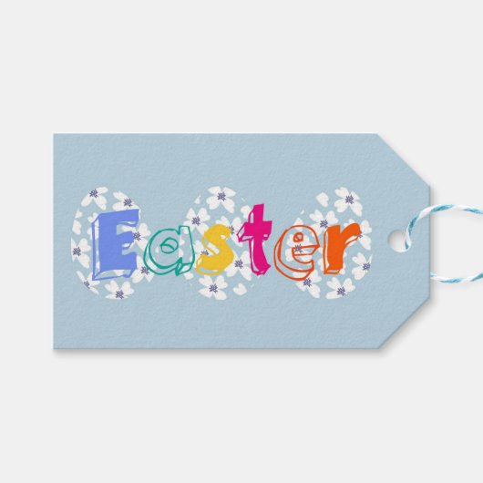 Osterpräsenzettel Geschenkanhänger (Vorderseite (Horizontal))