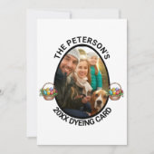 Osterpuppe | Foto-Färbung der benutzerdefinierten  Feiertagskarte (Vorderseite)