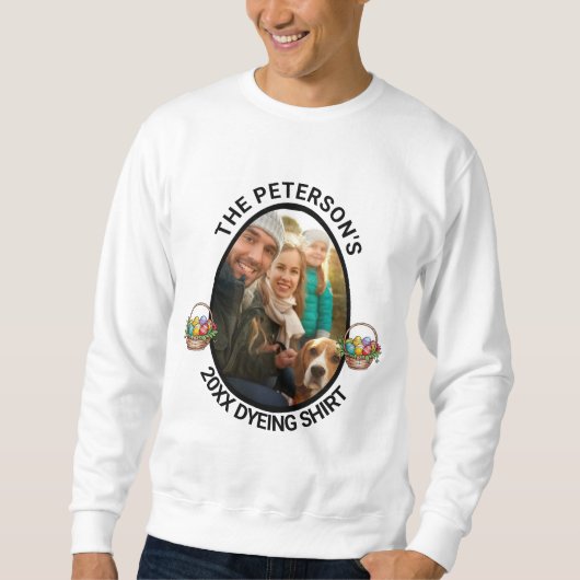 Osterpuppe | Foto-Färbung der benutzerdefinierten  Sweatshirt (Vorderseite)