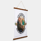 Osterpuppe | Foto-Färbung der benutzerdefinierten  Wandteppich Mit Holzrahmen (Gewinkelt)