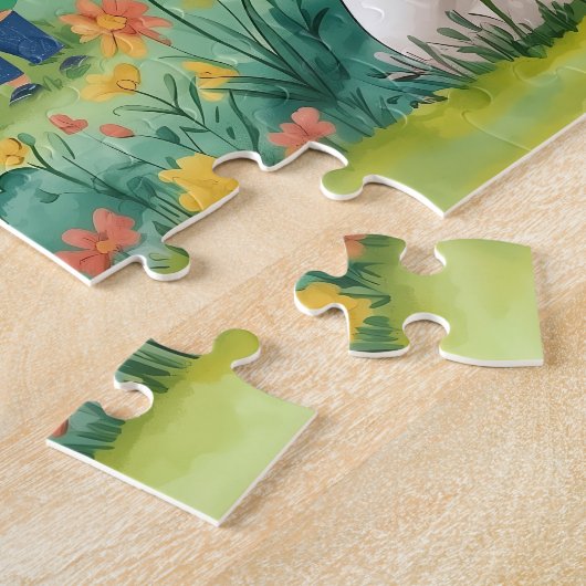 Osterpuzzle 30 Stücke - Eierjagd Puzzle (Seite)