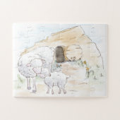 Osterpuzzle leeren Grab Puzzle (Horizontal)