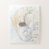 Osterpuzzle leeren Grab Puzzle (Vertikal)