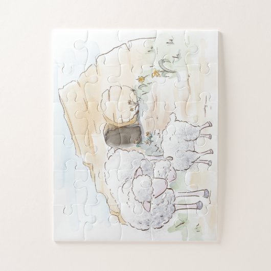 Osterpuzzle leeren Grab Puzzle (Vertikal)