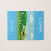 Osterpuzzle mit personalisiertem Namen. Puzzle (Horizontal)