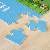 Osterpuzzle mit personalisiertem Namen. Puzzle (Seite)