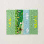 Osterpuzzle mit personalisiertem Namen. Puzzle (Horizontal)