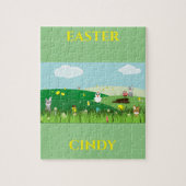 Osterpuzzle mit personalisiertem Namen. Puzzle (Vertikal)