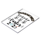 OsterQuarantäne 2021 - Happy Oaster 2021 Shirt Notizblock (Linke Seite)