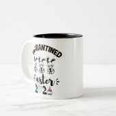OsterQuarantäne 2021 - Happy Oaster 2021 Shirt Zweifarbige Tasse (Vorderseite Links)
