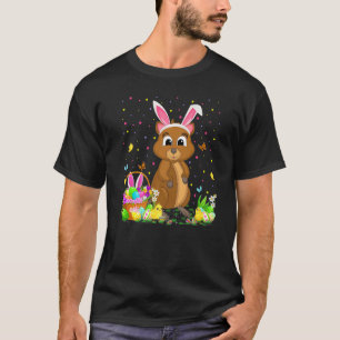 Osterquokka Bunny Egg Jagen Quokka Osterschlund T-Shirt