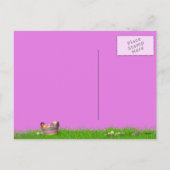 Osterrahmen für das Foto "Bandit" Feiertagspostkarte (Rückseite)