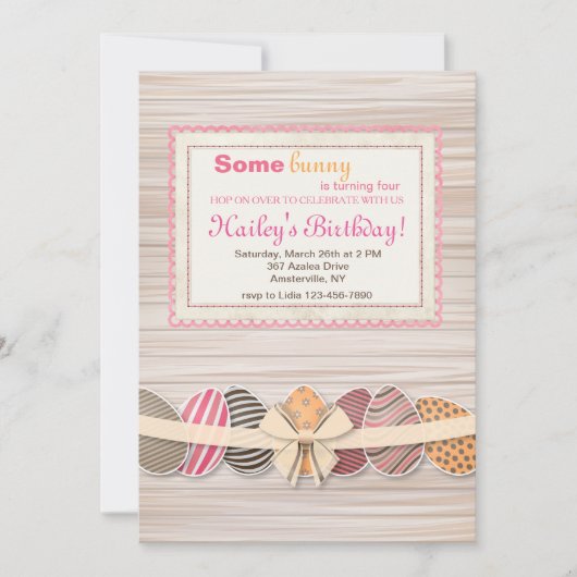 Osterrahmeneinladung Einladung (Vorderseite)