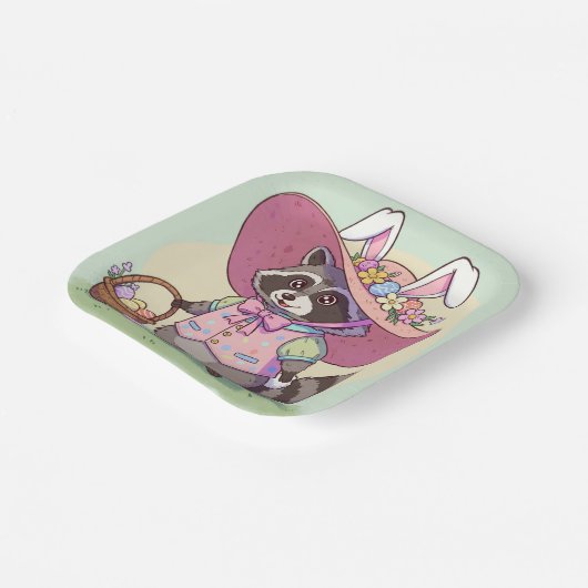 Osterrakel Pappteller (Gewinkelt)