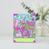 Osterrätsel - Postkarte (Stehend Vorderseite)