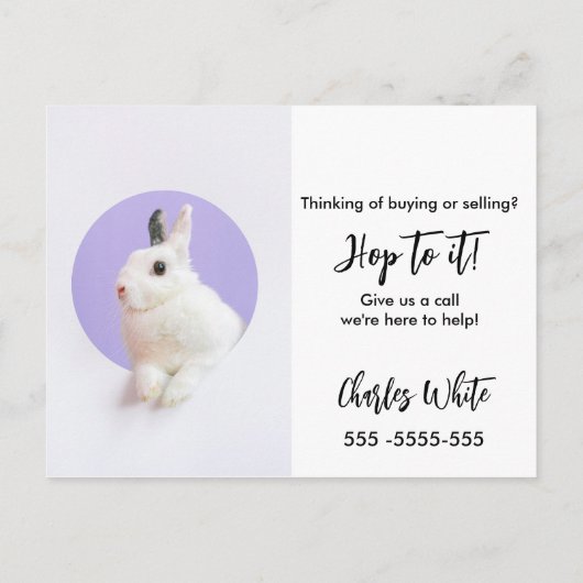 Osterreferenzen für echte Anwesen Ankündigung (Rückseite)