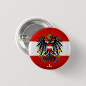 " Österreich: 1918/heute - mit Wappen.. Button (Vorne & Hinten)