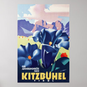 " Österreich: 1930/heute Tirol - Kitzbühel Sommer  Poster