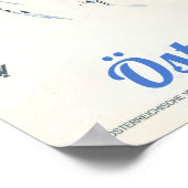 " Österreich: 1940er/heute  Winterurlaub Reise  Po Poster (Ecke)