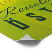 " Österreich: 1950er/heute - Reiseland Vintage Poster (Ecke)