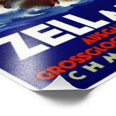 " Österreich: 1950er/heute - Zell am See Werbe Fotodruck (Ecke)