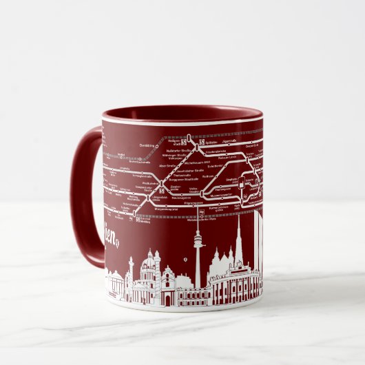 " Österreich: 1978 Wien - Die U-Bahn ... Tasse (Vorderseite Links)