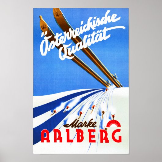 " Österreich: 2021/heute - Ski Arlberg Werbe Poster (Vorne)