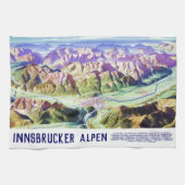 "Österreich: 2021/heute Tirol - Innsbruck Panorama Geschirrtuch (Horizontal)
