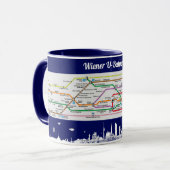 " Österreich: 2021/heute Wien - U-Bahnnetz ...  Ta Tasse (Vorderseite Links)