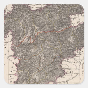 Österreich 2 quadratischer aufkleber