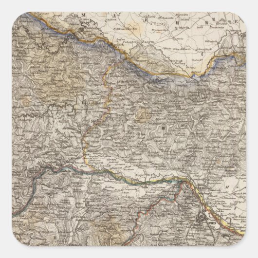 Österreich 8 quadratischer aufkleber (Vorderseite)